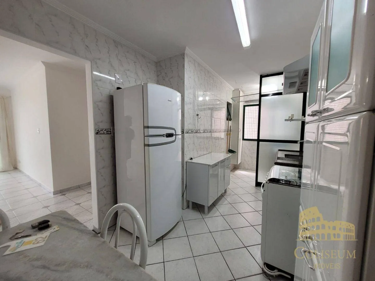 Imagem Apartamento com 2 dormitórios para alugar, 75 m² por R$ 3.500,00/mês - Vila Guilhermina - Praia Grande/SP