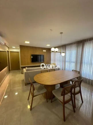 Imagem Apartamento mobiliado com 3 dormitórios à venda, 114 m² por R$ 1.350.000 - Setor Marista - Goiânia/GO