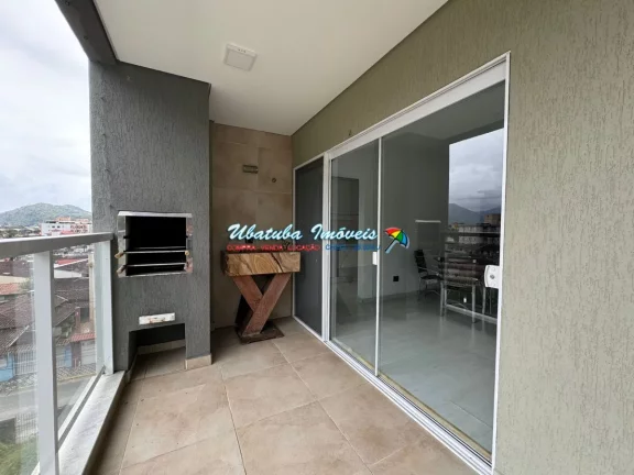 Imagem Excelente apartamento todo avarandado no centro de Ubatuba com 03 dormitórios e 156 m²