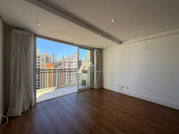 Foto do imóvel Apartamento no Cambuí: 1 quarto, 1 suíte, 2 banheiros, 2 vagas, 60m² - Venda e Locação em Campinas-SP.