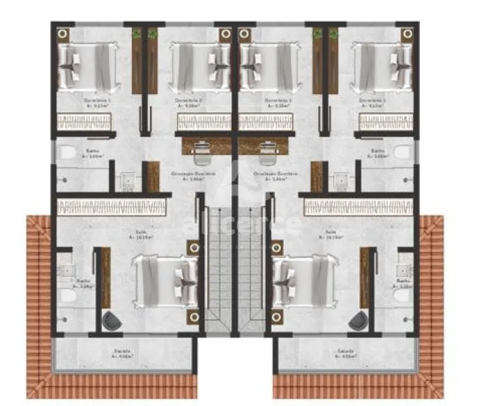 Imagem Casa à venda com 3 quartos 2 suítes, 134m² em Centro Palhoça