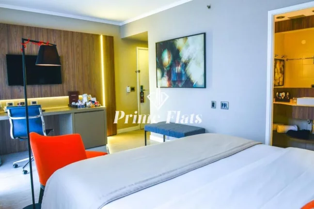 Imagem Flat disponível para venda no Clarion Faria Lima, com 27m², 1 dormitório e 1 vaga