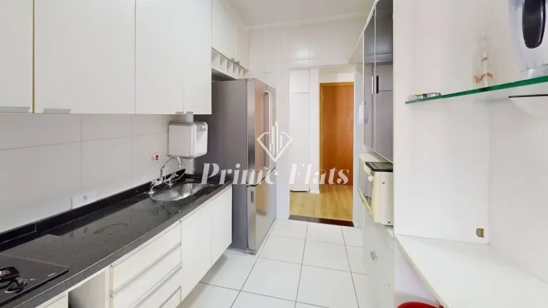 Imagem Flat disponível para locação no Condomínio Prive Cidade Jardim, com 55m², 1 dormitório e 1 vaga