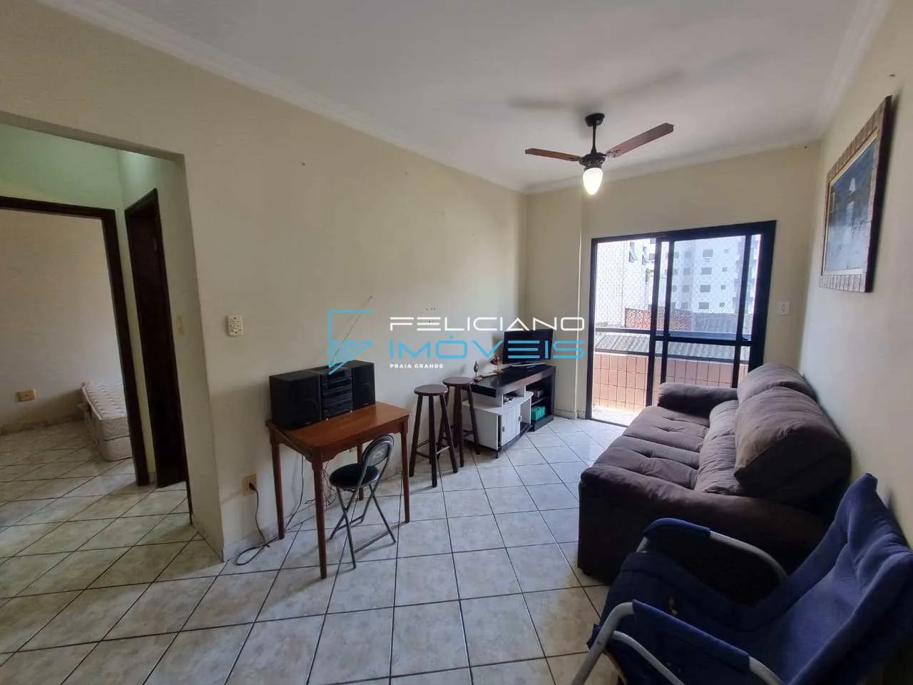 Imagem Apartamento com 1 quarto, Guilhermina, Praia Grande - R$ 315 mil, Cod: 7104