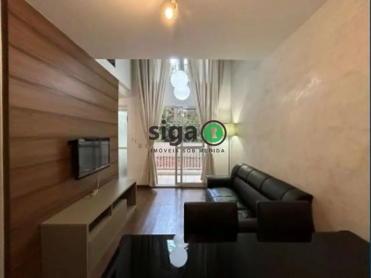 Imagem Apartamento mobiliado com pé-direito duplo e lazer completo!!!!