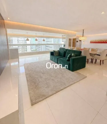 Apartamento mobiliado com 3 dormitórios à venda, 168 m² por R$ 1.600.000 - Setor Oeste - Goiânia/GO