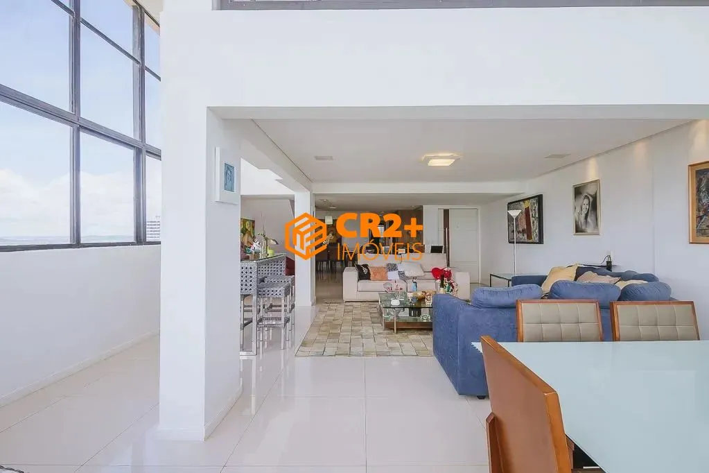 Imagem Cobertura a Venda 400m² com 4 Quartos, 2 Suítes + Dce e Piscina a Beira Mar - PO