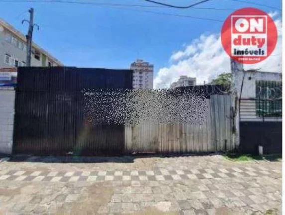 Imagem Terreno, 400 m² - venda por R$ 1.500.000,00 ou aluguel por R$ 5.000,00/mês - Campo Grande - Santos/SP