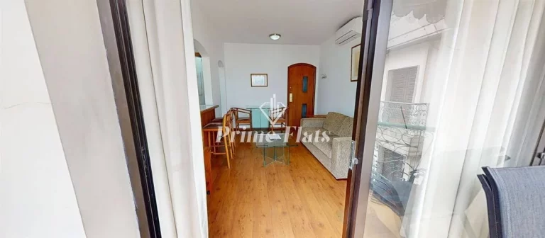 Imagem Flat disponível para locação no Les Jardins, com 45m², 1 dormitório e 1 vaga