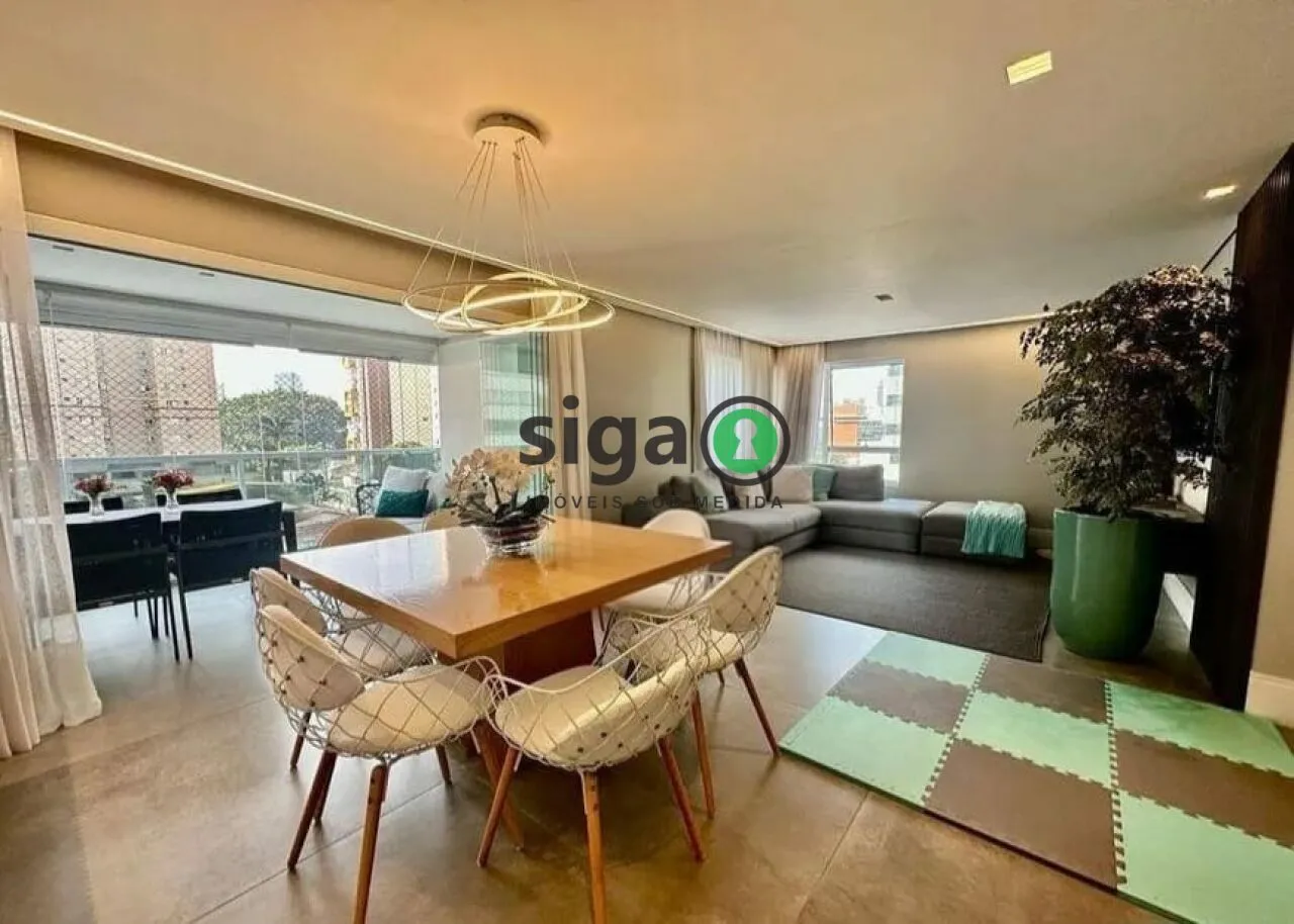 Imagem Apartamento à venda no Brooklin | 4 dormitórios (3 suítes) | Terraço envidraçado | Alto padrão