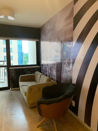 Imagem Apartamento para locação no Itaim Bibi, 1 quarto, 1 vaga de garagem.