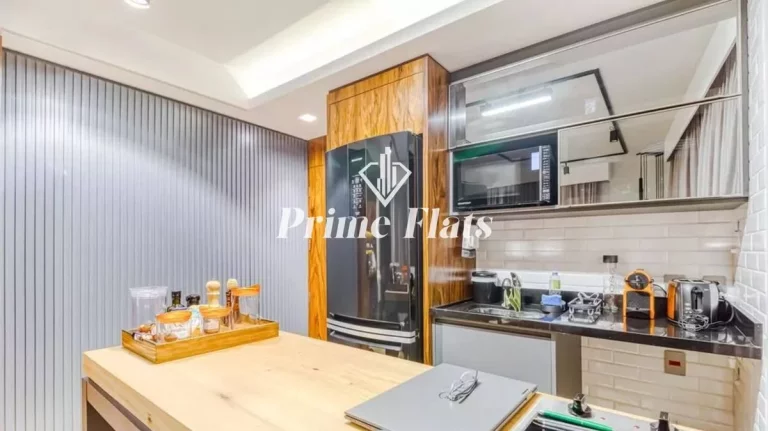 Imagem Flat disponível para locação no Cyrela by Pininfarina no Itaim Bibi, com 49m², 1 dormitório e 1 vaga
