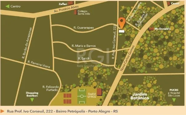 Imagem Apartamento para Venda - 70.67m², 2 dormitórios, sendo 1 suites, 2 vagas - Petrópolis
