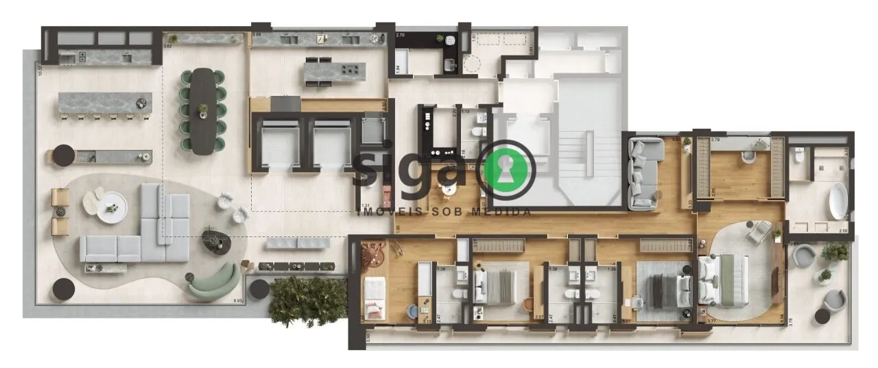 Imagem Apartamento Alto Padrão em Pinheiros - 4 suítes | 4 vagas