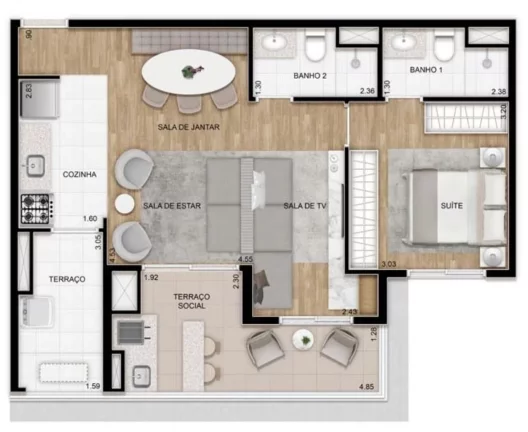 Imagem APARTAMENTO RESIDENCIAL em São Paulo - SP, Vila Cruzeiro