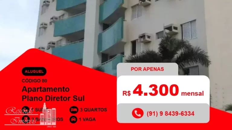 Imagem APARTAMENTO PARA LOCAÇÃO PLANO DIRETOR SUL