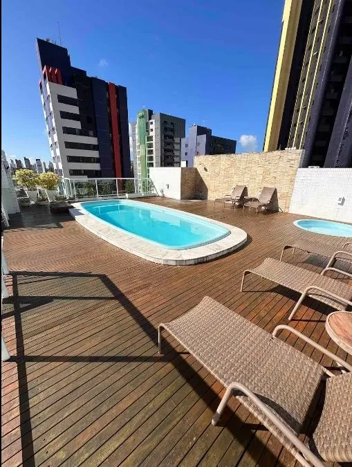Imagem Apartamento mobiliado em Manaíra com 1 quarto, planejados, lazer completo e localização privilegiada perto da praia.