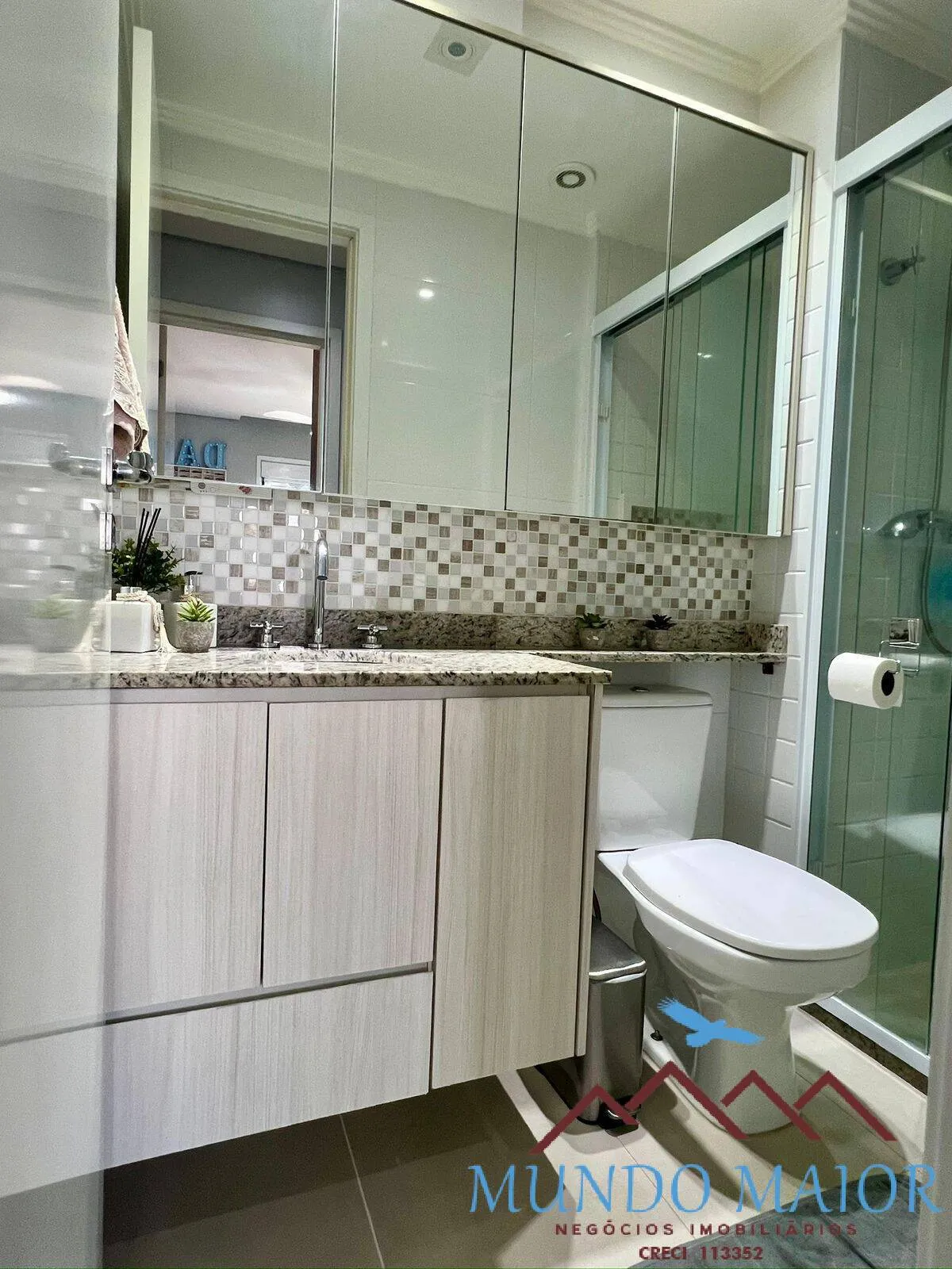 Imagem Apto Mobiliado no Parque das Nações: 57m², 1 Suíte, Varanda Envidraçada !!!
