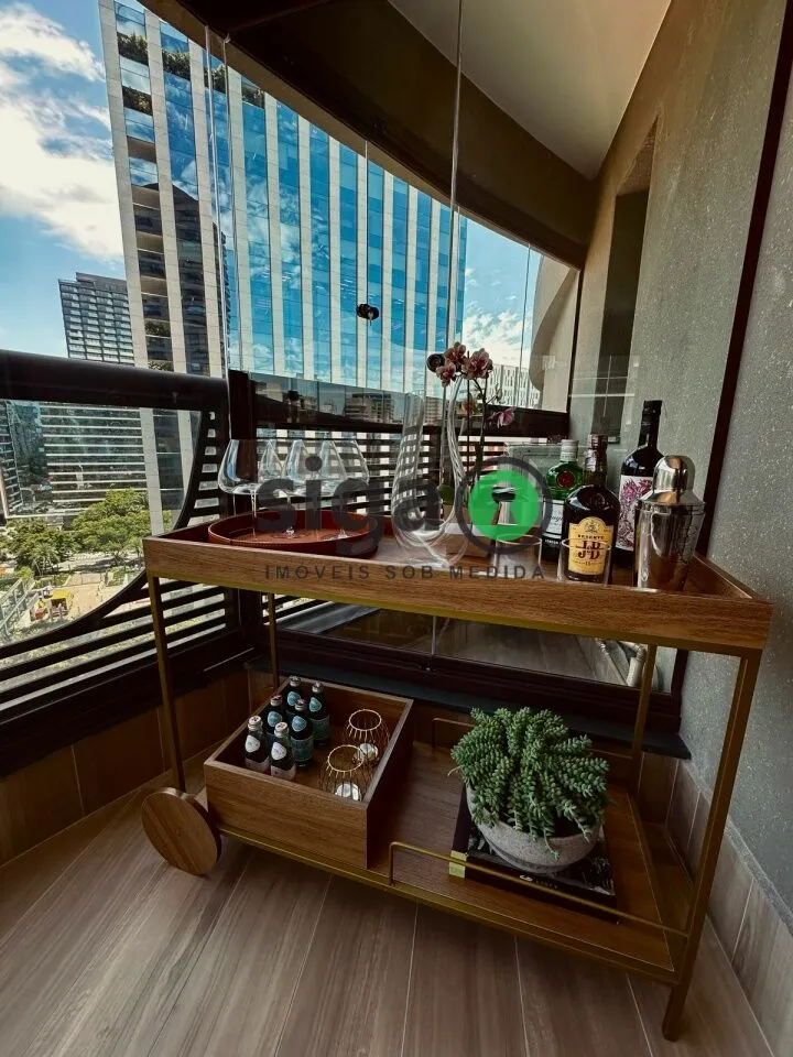 Imagem Apartamento para alugar na Vila Olímpia,1 quarto 2 vagas, mobiliado, 50m.