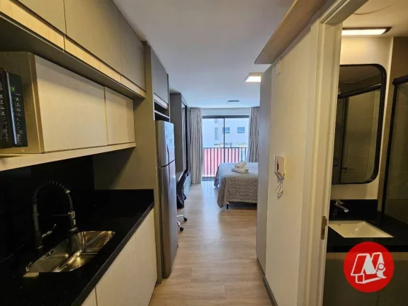 Foto do imóvel Studio com 1 dormitório para alugar, 24 m² - Auxiliadora - Porto Alegre/RS