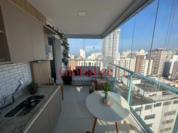 Imagem APARTAMENTO À VENDA COM 2 DORMITÓRIOS, 2 SUÍTES E UMA VAGA DE GARAGEM NO BAIRRO DO BOQUEIRÃO EM SANTOS PO R$ 1.150.000,00.