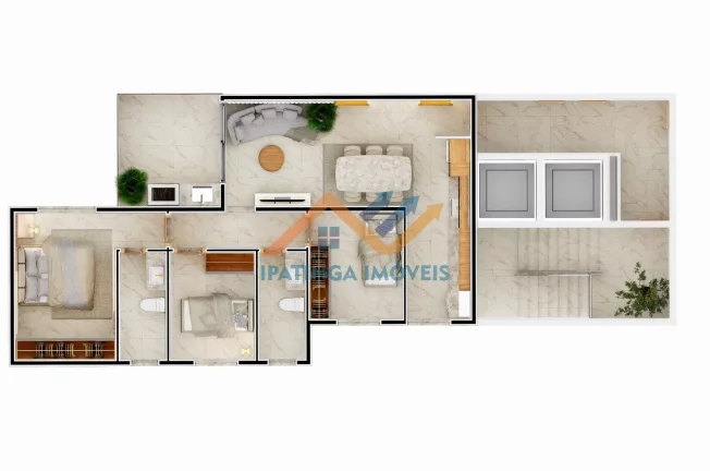 Imagem Apartamento 3 quartos no Bela Vista - Ipatinga