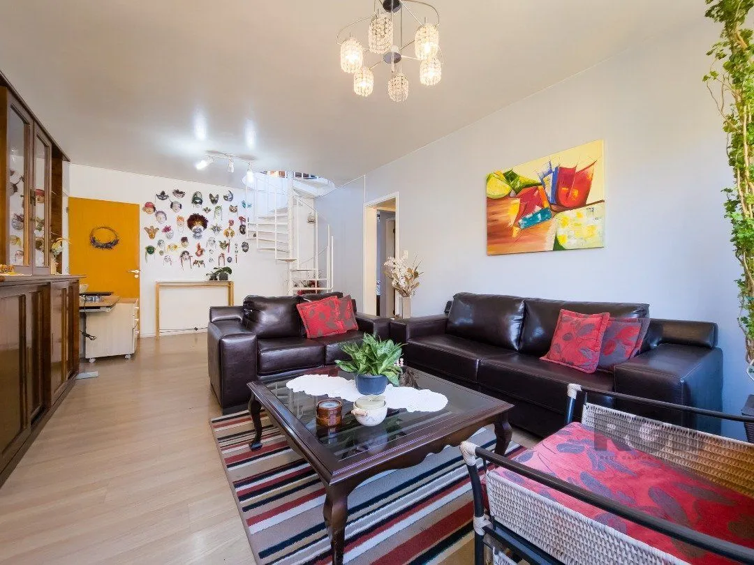 Imagem Cobertura, 2 quartos, 1 suite, dependência de empregada, 1 vaga de garagem, bairro Partenon