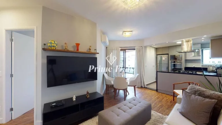 Imagem Flat disponível para locação no The First Free Flex Residence no Jardins, com 80 m², 2 dormitórios e 2 vagas