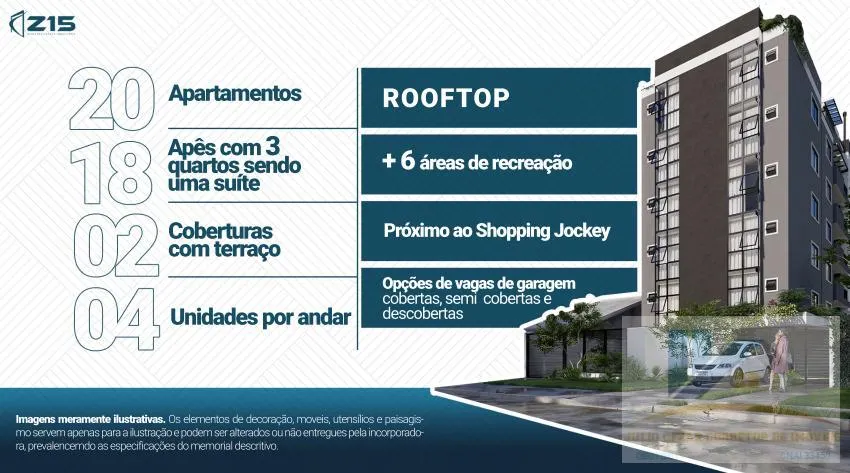 Imagem Apartamento para Venda em Pinhais, Centro, 3 dormitórios, 1 suíte, 1 banheiro, 1 vaga
