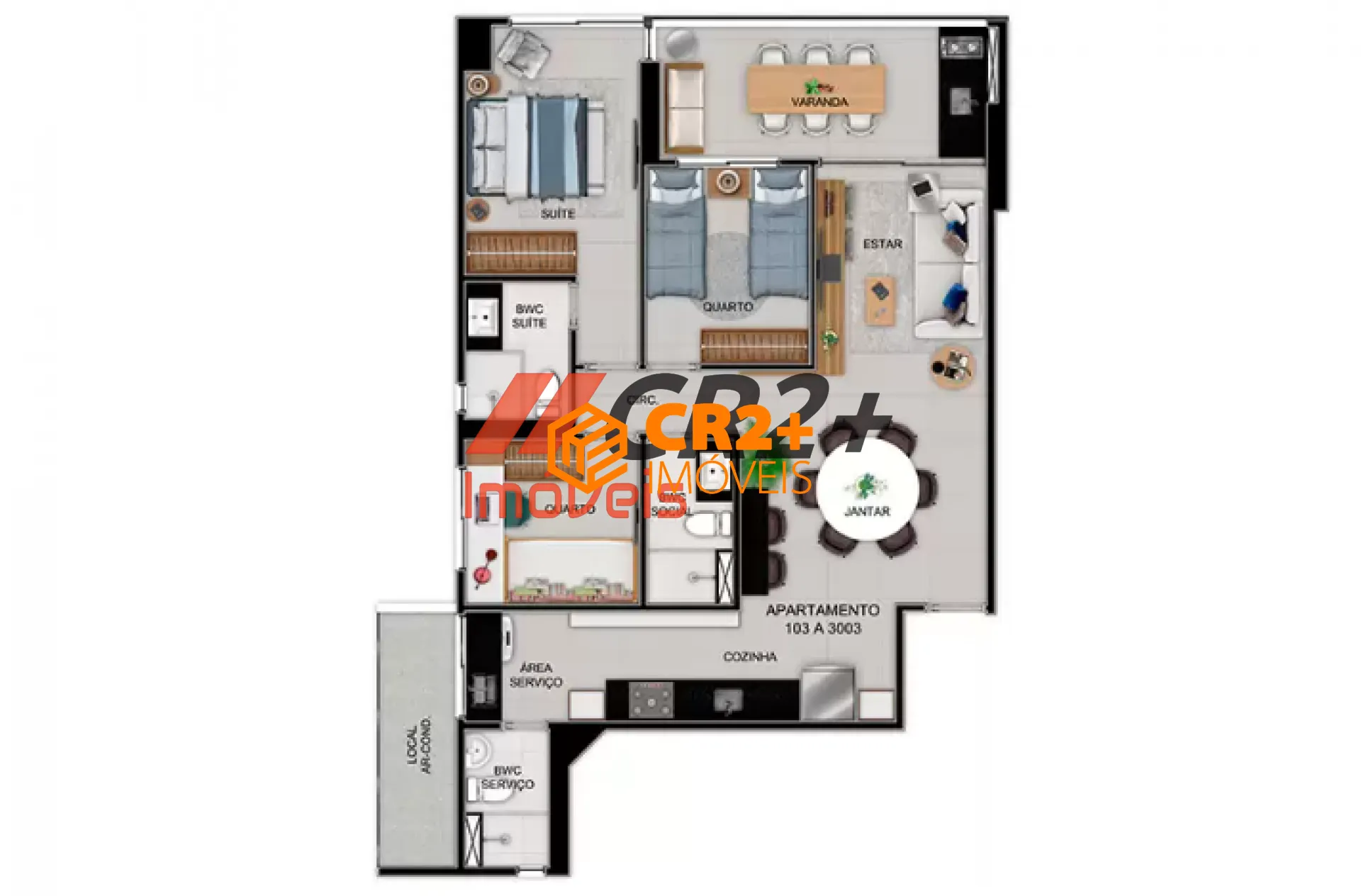 Imagem Apartamento vende 03 quartos, 03 suítes, 108 m2 em Boa Viagem