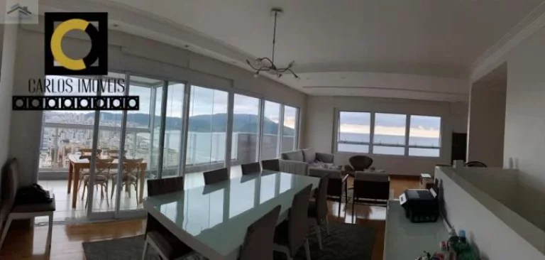 Imagem Belíssimo apartamento vista mar em Santos, com 380m², design diferenciado,