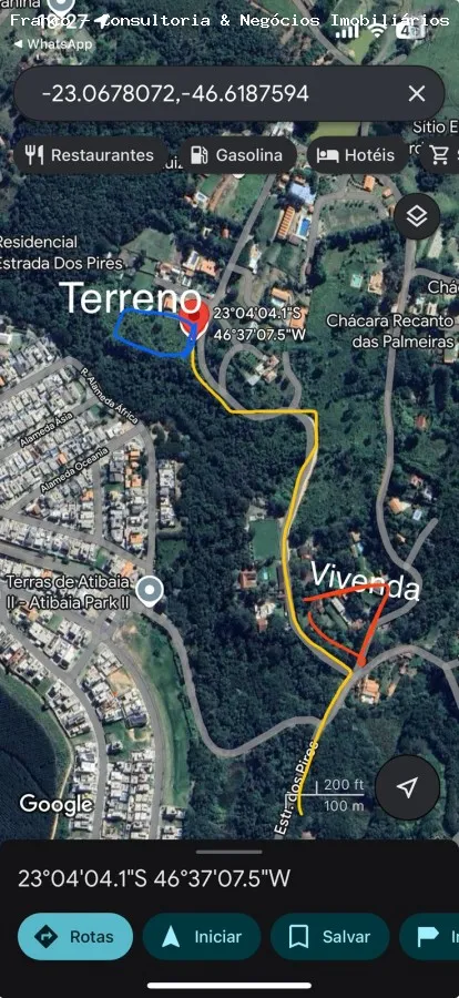 Área para Venda em Atibaia, Rio Abaixo