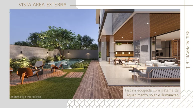 Imagem Alphaville, 4 suítes com closet, 6 vagas na garagem 500mts