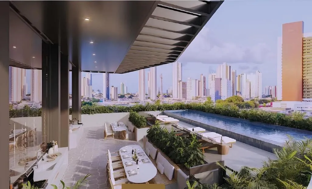 Imagem Flat com 1 dormitório à venda, 25 m² por R$ 345.000 - Tambauzinho - João Pessoa/PB