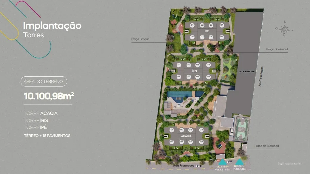 Imagem Apartamento para Venda em Fortaleza, Presidente Kennedy, 2 dormitórios, 1 suíte, 2 banheiros, 1 vaga