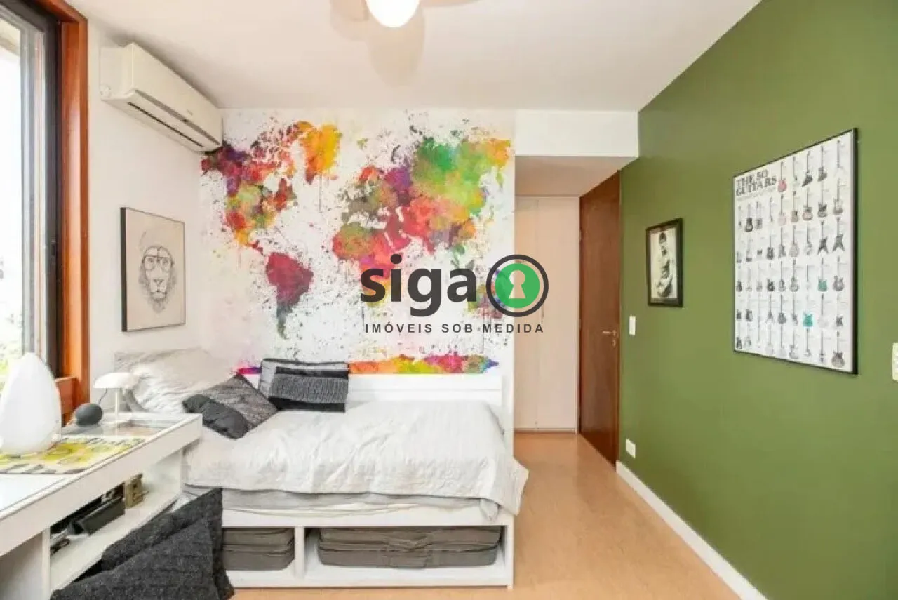 Imagem Apartamento no Itaim disponível para venda ou locação, de 225 m2, 3 quartos e 2 vagas.