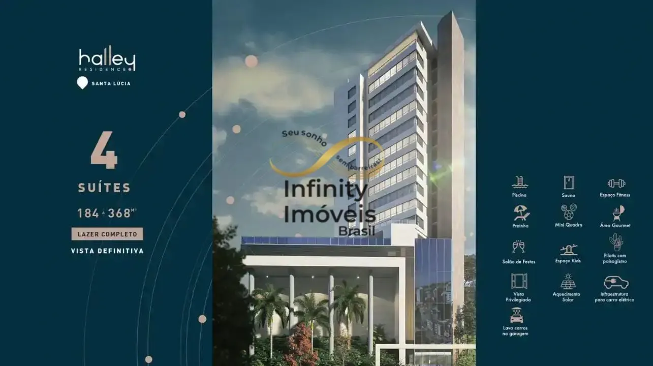 Imagem Halley - Apartamento à venda no bairro Santa Lúcia - Belo Horizonte/MG
