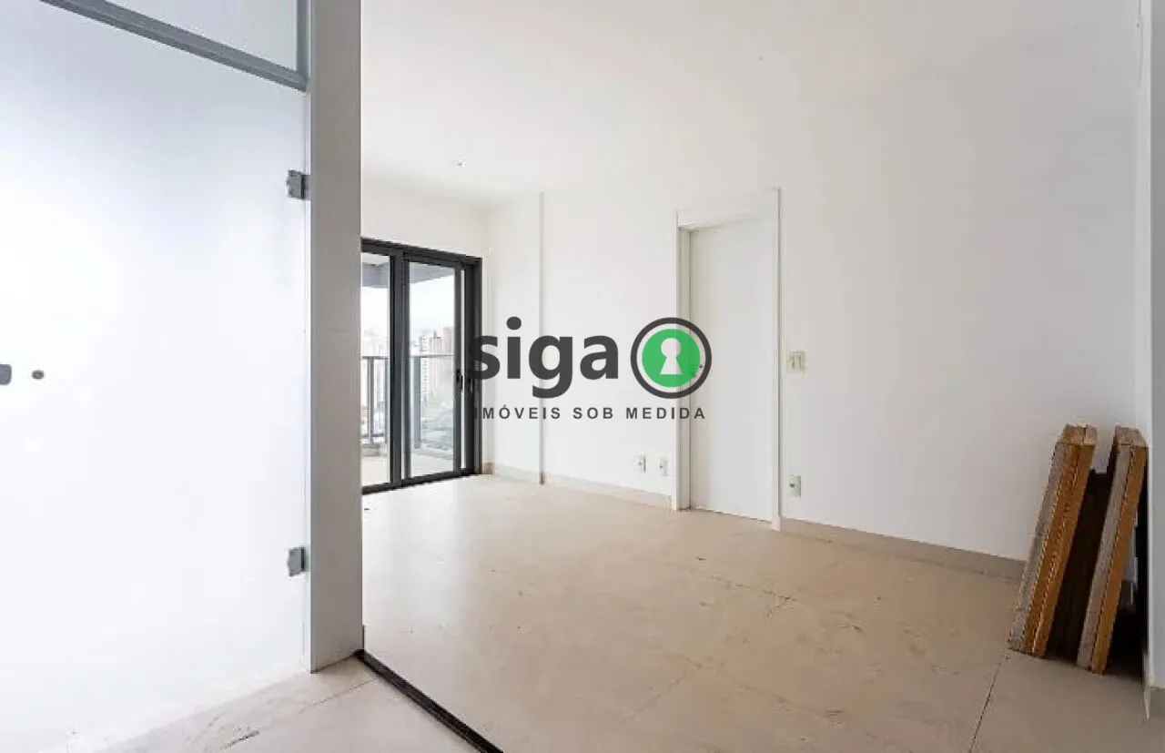 Imagem Apartamento de 1 Quarto/Suíte com Vaga de Garagem em Moema Pássaros á Venda