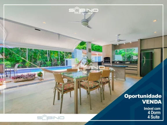 Foto do imóvel Casa à venda com 4 Dormitórios 4 Suítes 300 m² de área útil - Riviera de São Lourenço - Bertioga SP