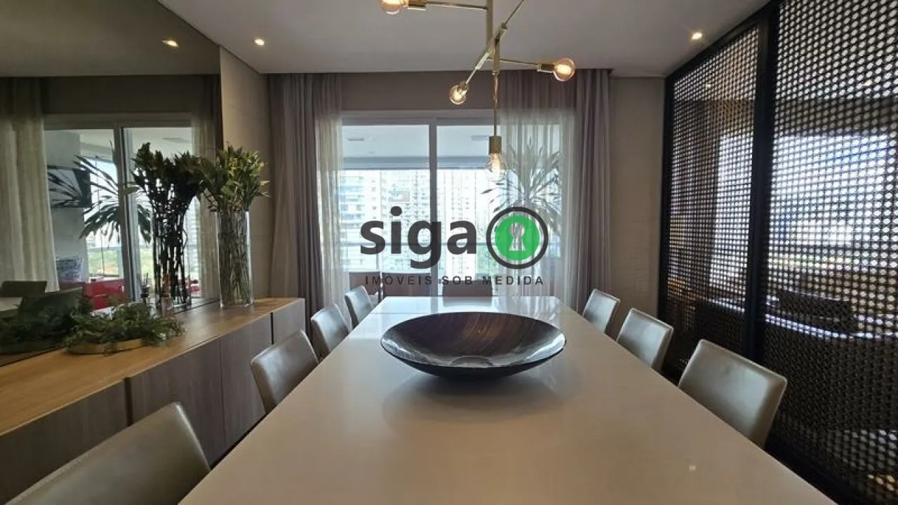 Imagem Apartamento Alto Padrão à Venda no Brooklin - 3 Suítes - 4 Vagas Fixas - Acabamento Premium