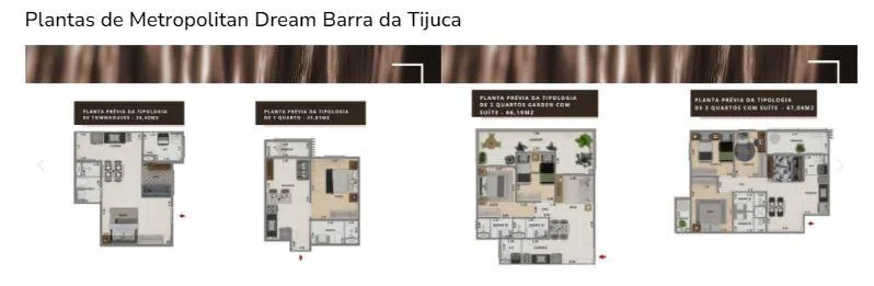 Imagem Metropolitan Dream Barra: Lançamento de Apartamentos na Barra RJ