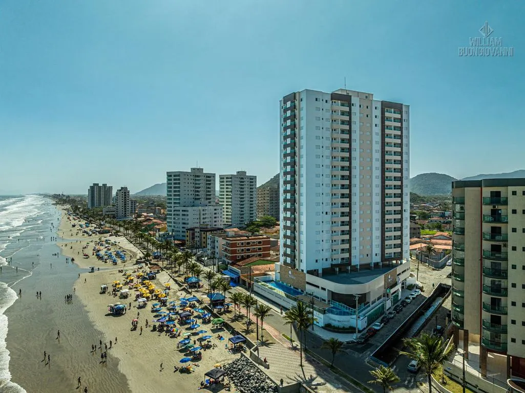 Foto do imóvel Apartamento 3 dormitórios sendo 1 suíte frente mar - Mongaguá em Jardim Praia Grande, Mongaguá - SP