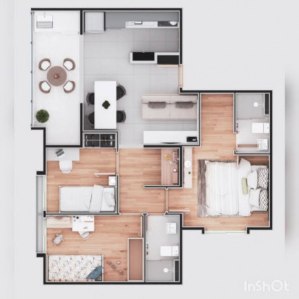 Imagem Studio com 1 Quarto à Venda, 25 m² em Centro - Mogi das Cruzes