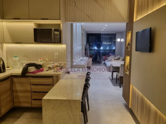 Foto do imóvel Apartamento 2 quartos Praia da Costa, montado VENDA SUSPENSA