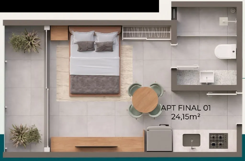 Imagem Flat à venda, 23 m² por R$ 292.622,00 - Camboinha - Cabedelo/PB