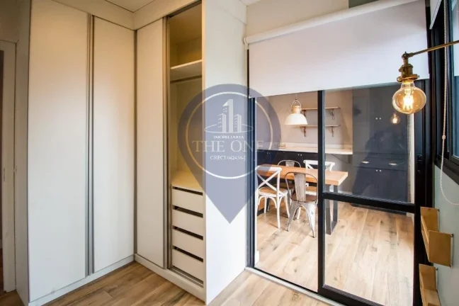 Imagem Studio de Luxo para Locação em Condomínio na Bela Vista - 1 Quarto, 1 Sala, 1 Banheiro e Vaga de Garagem - São Paulo-SP