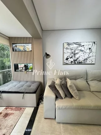 Imagem Flat disponível para venda no Saint Charles Residence Service na Vila Nova Conceição, com 42m², 1 dormitório e 1 vaga