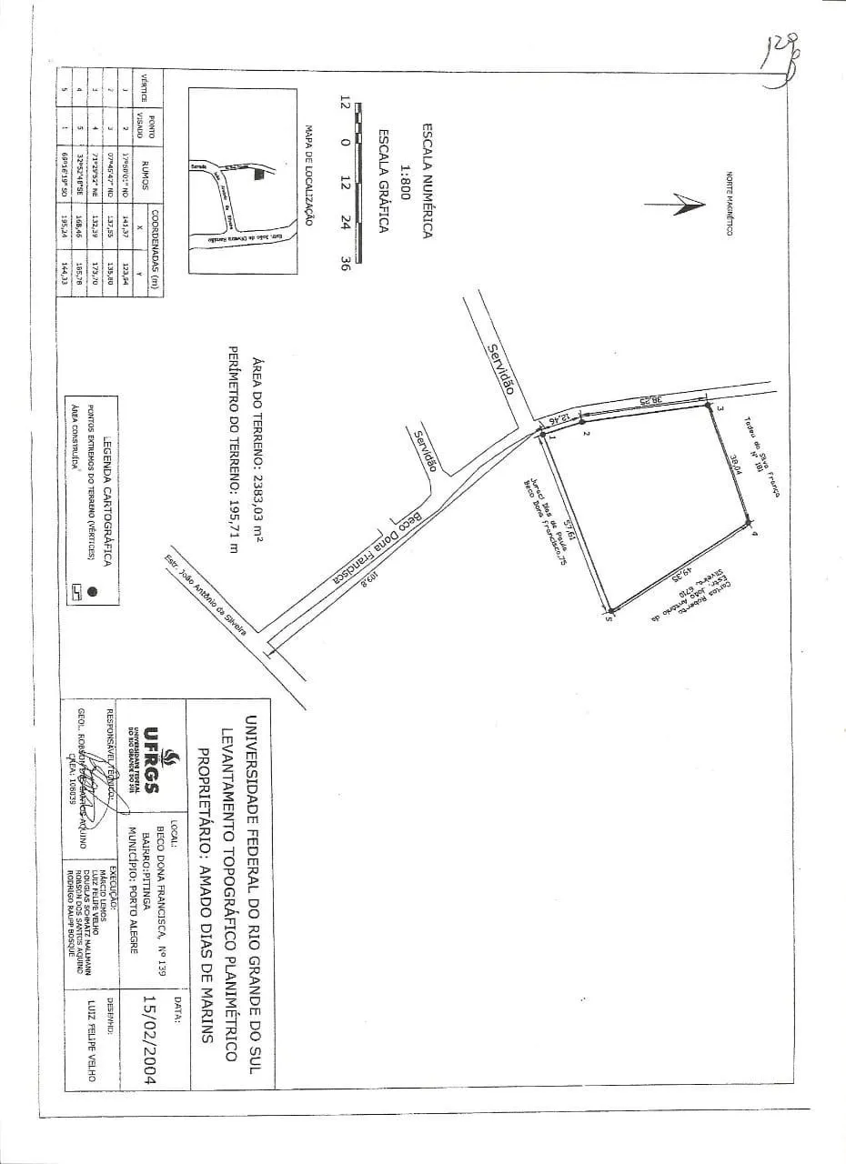 Imagem Terreno residencial com 2.383,03 m² no Bairro pitinga- Porto Alegre