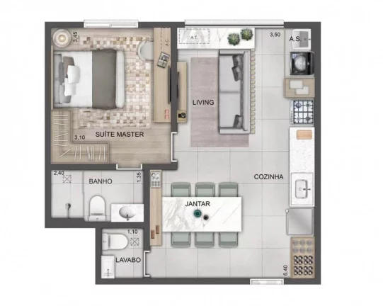 Imagem Apartamento à venda no bairro Butantã - São Paulo/SP