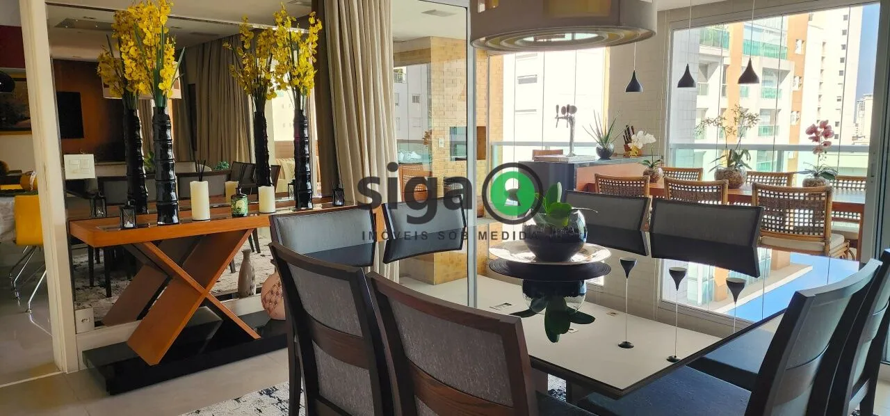 Imagem Campo Belo 161m² alto padrão com 3 suítes varanda gourmet e quadra de tênis no condomínio